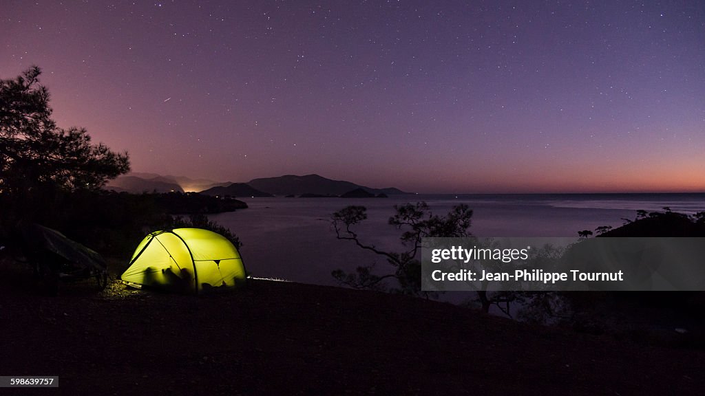 Bivouac by the Aegean Sea, Southern Turkey