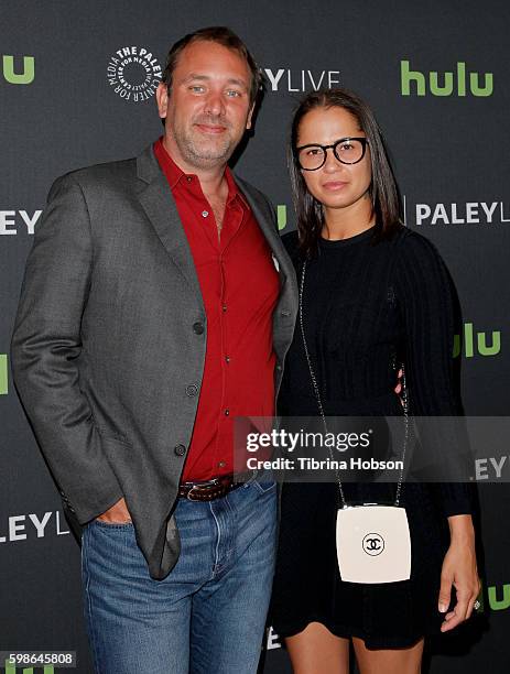Trey Parker and Boogie Tillmon attend The Paley Center for Media presents special retrospective event honoring 20 seasons of 'South Park' at The...