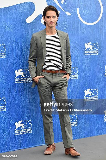 Joseph Haro attends a photocall for 'L'Estate Addosso - Summertime' during the 73rd Venice Film Festival at on September 1, 2016 in Venice, Italy.