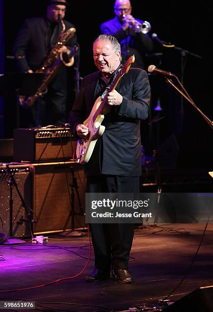 Musician Jimmie Vaughan performs at Icon: The Life And Legacy Of B.B. King, a live tribute concert presented by the GRAMMY Foundation and GRAMMY...