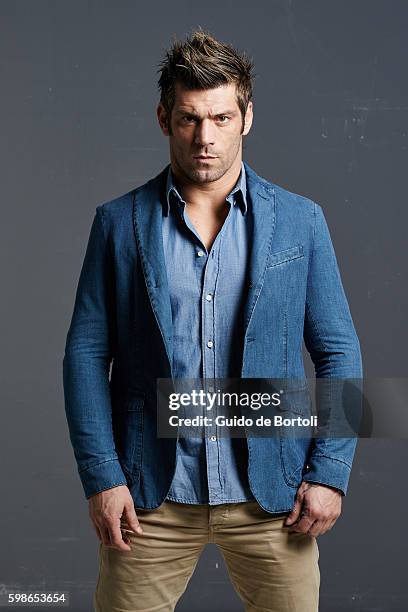 Boxer Clemente Russo is photographed for Self Assignment on February 21, 2016 in Milan, Italy.