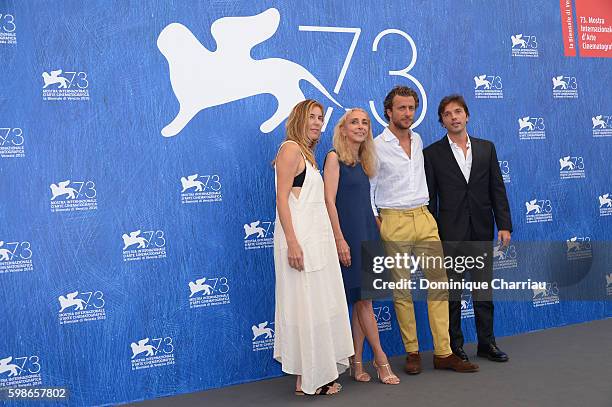 Producer Amy Berg, Franca Sozzani, director Francesco Carrozzini and producer Daniele Di Lorenzo attend the photocall of 'Franca: Chaos And Creation'...