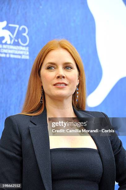 Amy Adams attends the premiere of 'Nocturnal Animals' during the 73rd Venice Film Festival at on September 2, 2016 in Venice, Italy.