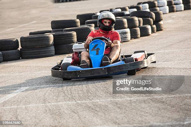 go-cart racing - go carting stock pictures, royalty-free photos & images