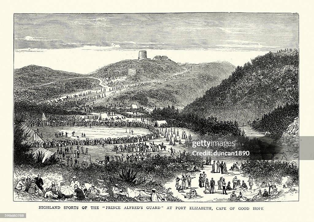Deportes de las tierras altas de la Guardia del Príncipe Alfredo, 1875