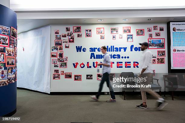 The campaign headquarters for Democratic presidential candidate Hillary Clinton, June 28, 2016 in Brooklyn, NY