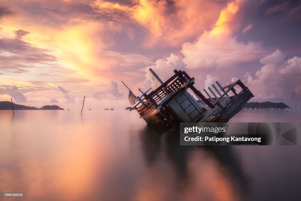 Abandoned ship Phuket