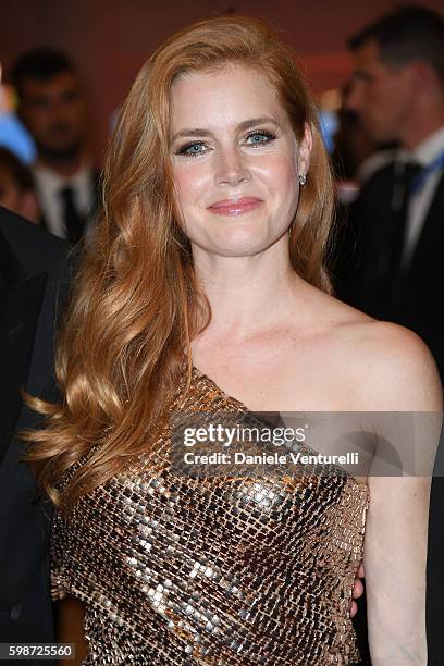 Amy Adams attends the premiere of 'Nocturnal Animals' during the 73rd Venice Film Festival at Sala Grande on September 2, 2016 in Venice, Italy.