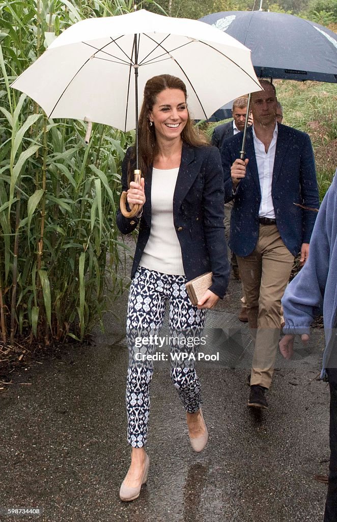 The Duke And Duchess Of Cambridge Visit Eden Project
