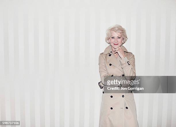 Actor Helen Mirren is photographed for the Telegraph on May 19, 2016 in London, England.