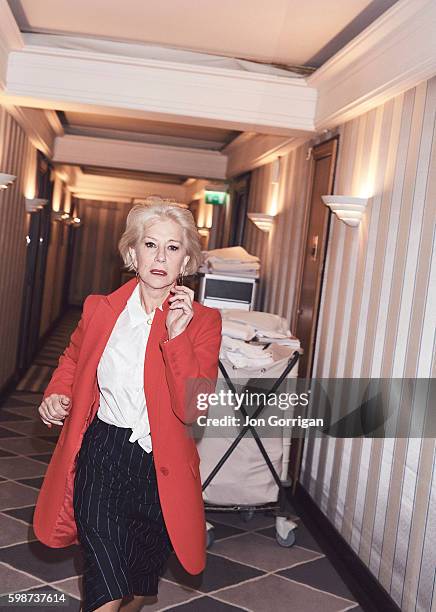 Actor Helen Mirren is photographed for the Telegraph on May 19, 2016 in London, England.