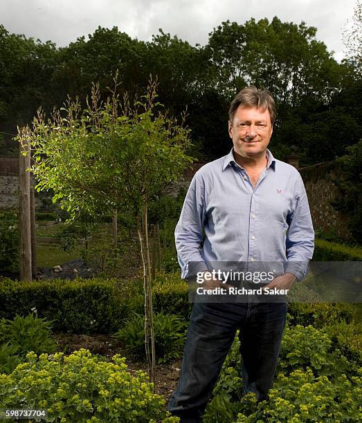 Gardener, presenter, and novelist Alan Titchmarsh is photographed for the Observer on May 11, 2011 in Alton, England.