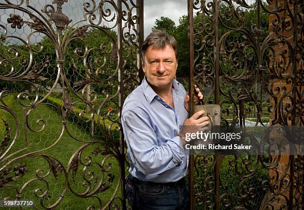 Gardener, presenter, and novelist Alan Titchmarsh is photographed for the Observer on May 11, 2011 in Alton, England.
