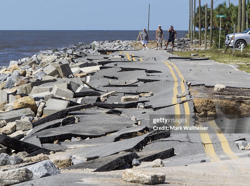Hurricane Hermine Makes Landfall In Florida