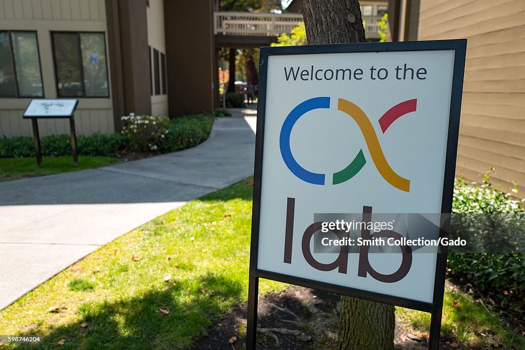 Welcome Lab Sign Signage reading