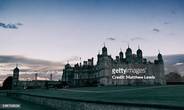 General view of Burghley House during The Land Rover Burghley Horse Trials 2016 on September 2, 2015 in Stamford, England.