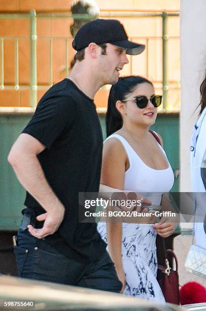 Ariel Winter is seen with her boyfriend Sterling Beaumon on September 02, 2016 in Los Angeles, California.