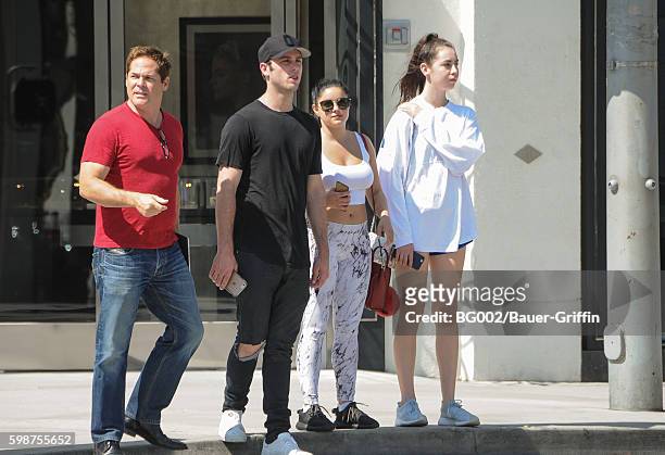 Ariel Winter is seen with her boyfriend Sterling Beaumon on September 02, 2016 in Los Angeles, California.