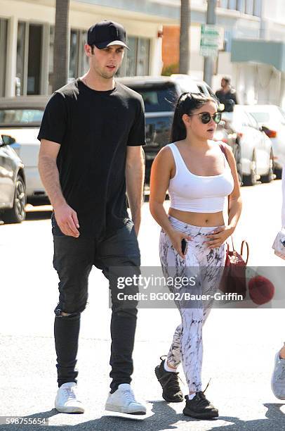 Ariel Winter is seen with her boyfriend Sterling Beaumon on September 02, 2016 in Los Angeles, California.