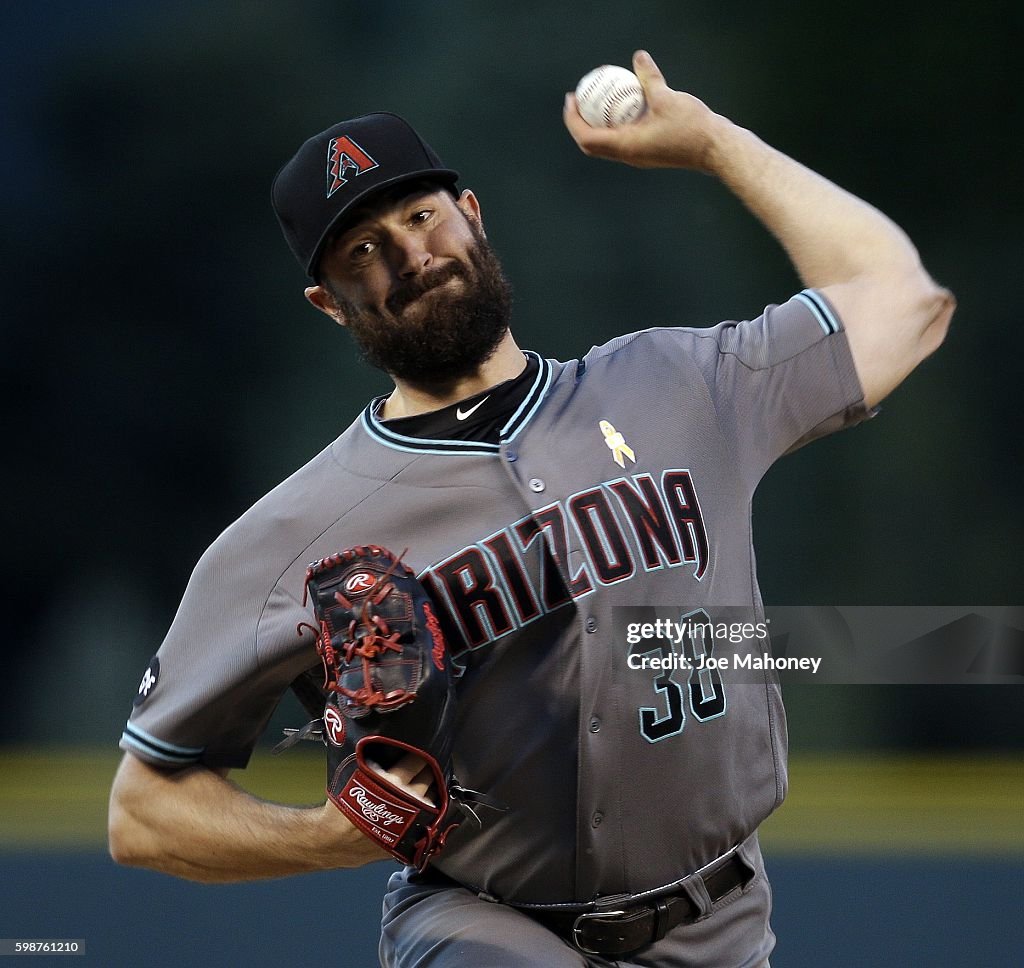 Arizona Diamondbacks v Colorado Rockies