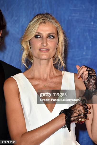 Tereza Maxova attends the premiere of 'Franca: Chaos And Creation' during the 73rd Venice Film Festival at Sala Giardino on September 2, 2016 in...