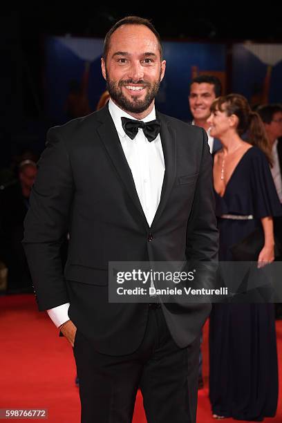 Cristiano De Masi attends the premiere of 'The Bleeder' during the 73rd Venice Film Festival at Sala Grande on September 2, 2016 in Venice, Italy.