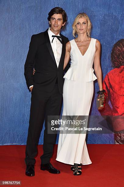 Tereza Maxova and a guest attend the premiere of 'Franca: Chaos And Creation' during the 73rd Venice Film Festival at Sala Giardino on September 2,...