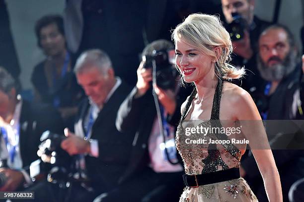 Naomi Watts attends the premiere of 'Bleeder' during the 73rd Venice Film Festival at Sala Giardino on September 2, 2016 in Venice, Italy.