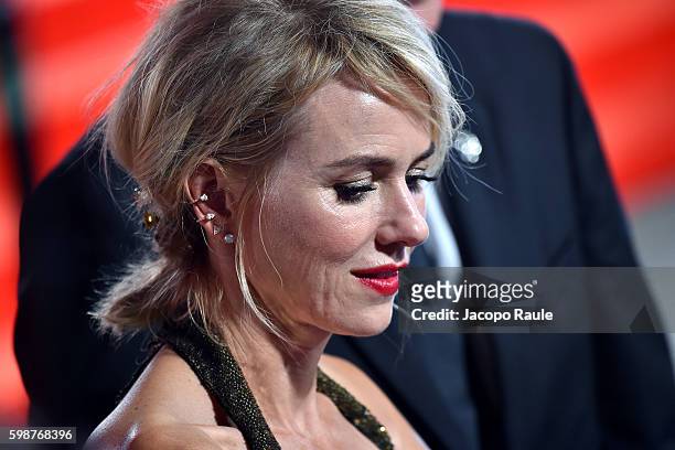 Naomi Watts attends the premiere of 'Bleeder' during the 73rd Venice Film Festival at Sala Giardino on September 2, 2016 in Venice, Italy.