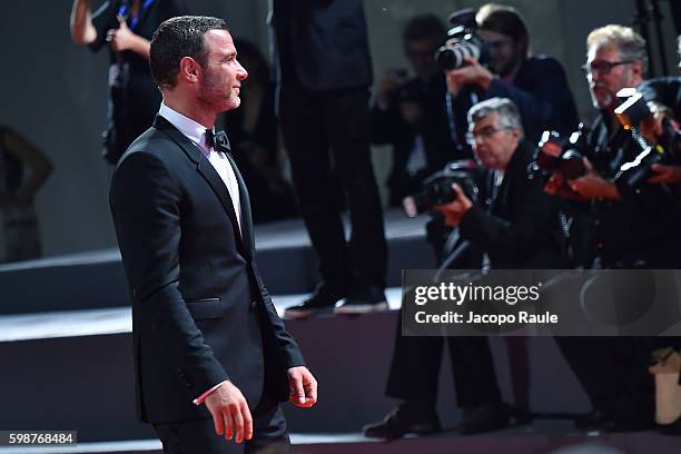 Liev Schreiber attends the premiere of 'Bleeder' during the 73rd Venice Film Festival at Sala Giardino on September 2, 2016 in Venice, Italy.