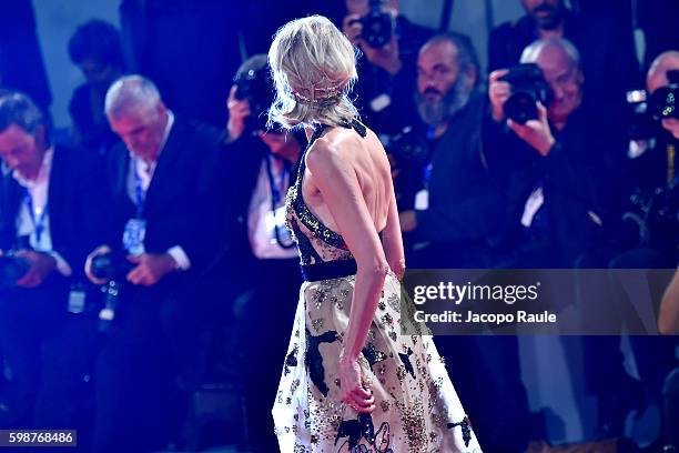 Naomi Watts attends the premiere of 'Bleeder' during the 73rd Venice Film Festival at Sala Giardino on September 2, 2016 in Venice, Italy.