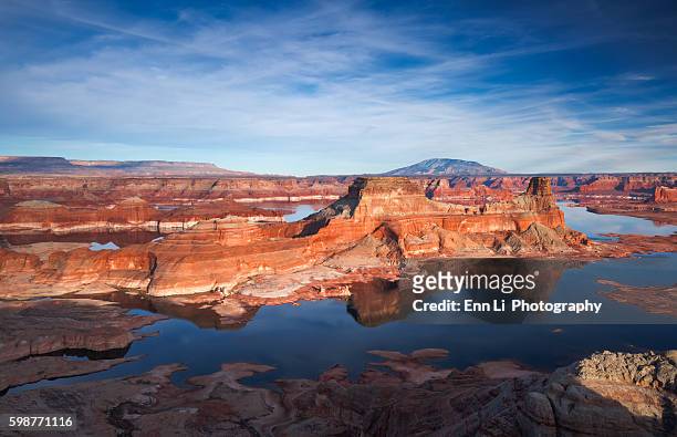alstrom point, lake powell - glen canyon stock pictures, royalty-free photos & images