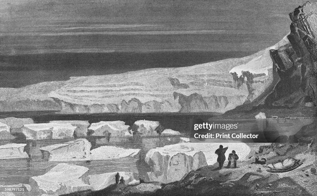 The Great Humboldt Glacier, Peabody Bay, 1855, (1928)