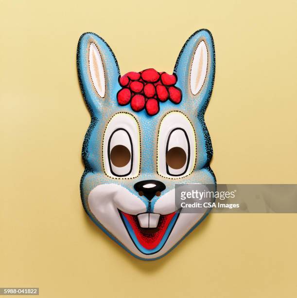 rabbit mask - rabbit mask fotografías e imágenes de stock