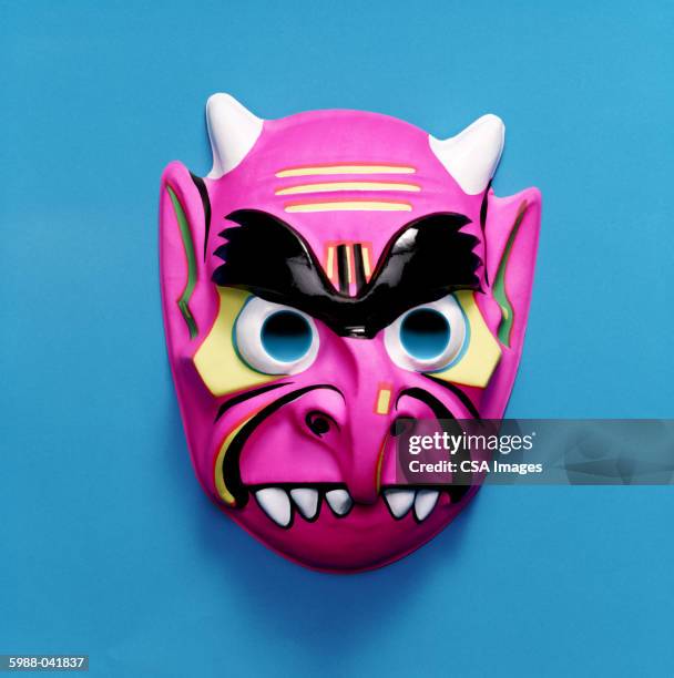 demon mask - das böse stock-fotos und bilder