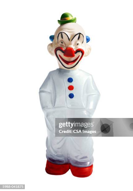 clown figurine - clown hat stock pictures, royalty-free photos & images