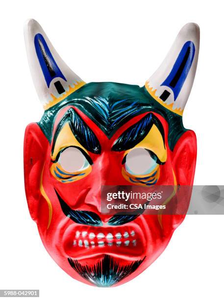 devil mask - teufel stock-fotos und bilder