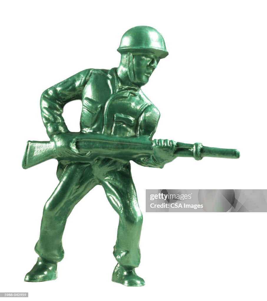 Toy Soldier with Rifle