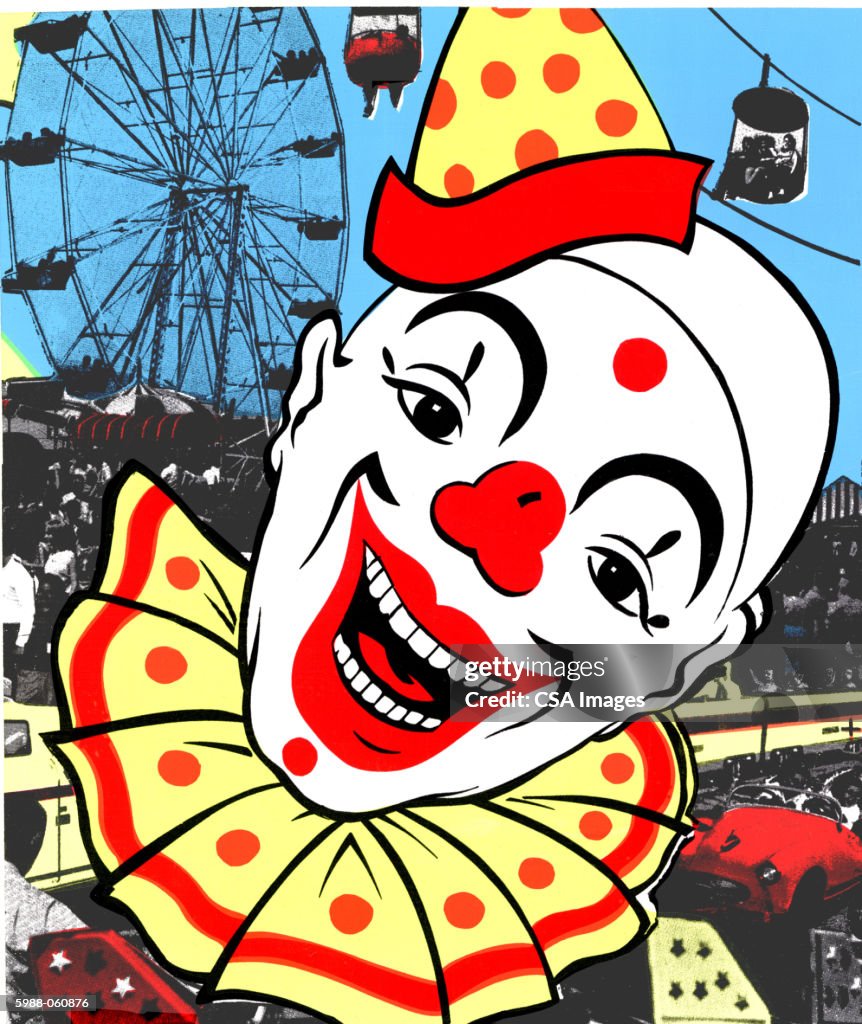 Exploding Clown Picture Amusement Clown