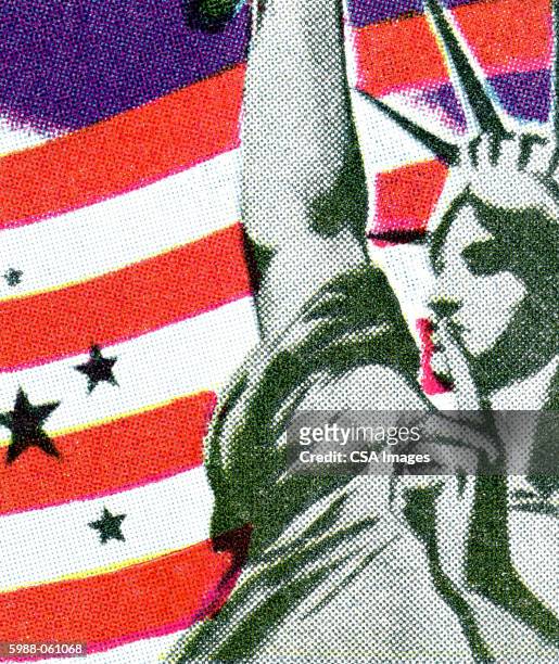 ilustraciones, imágenes clip art, dibujos animados e iconos de stock de statue of liberty - statue of liberty new york city