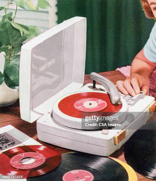 child's record player - record player stock illustrations