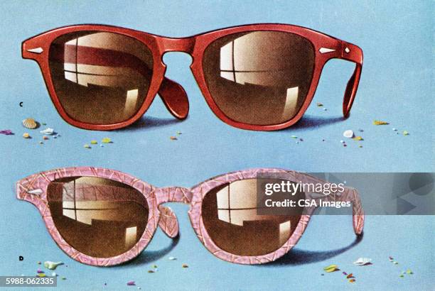 sunglasses - paar gruppierung stock-grafiken, -clipart, -cartoons und -symbole