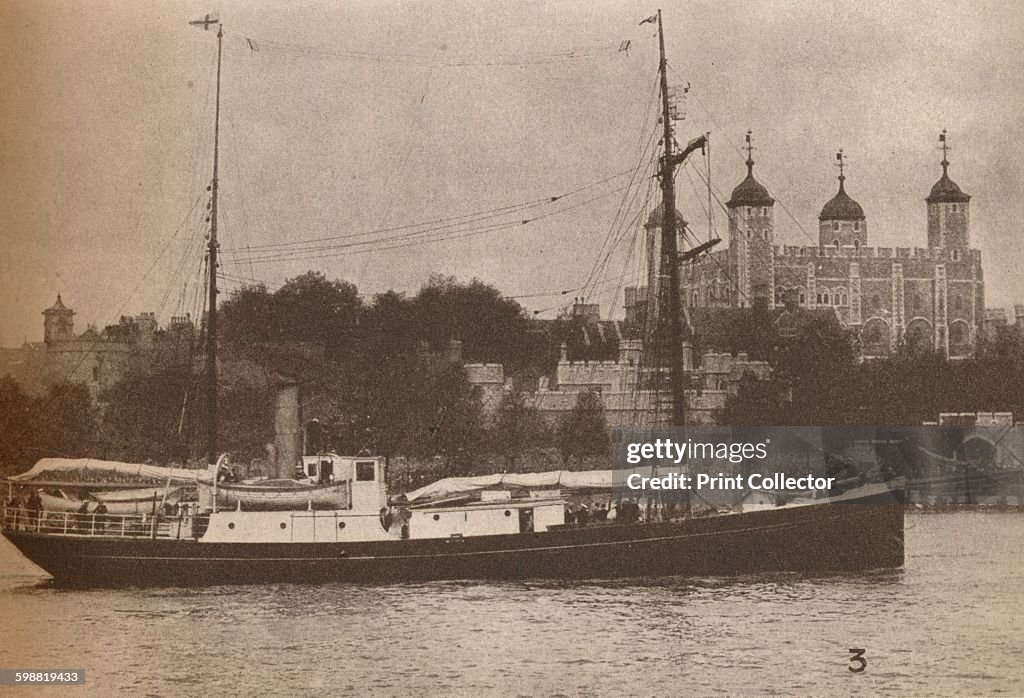 The Quest, in which Sir Ernest Shackleton set sail in September 1921, on what was to prove his last Artist: Unknown