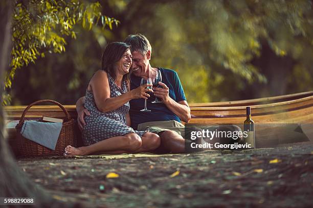 celebrating life - wine picnic stock pictures, royalty-free photos & images