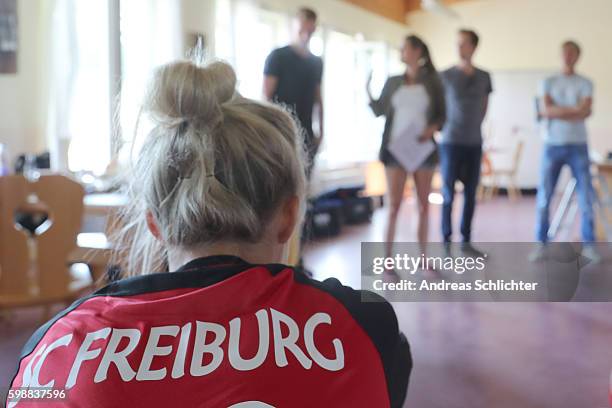 Behind the Scenes view picturesd during the Allianz Women´s Bundesliga Tour on August 31, 2016 in Freiburg im Breisgau, Germany.