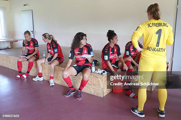 Behind the Scenes view picturesd during the Allianz Women´s Bundesliga Tour on August 31, 2016 in Freiburg im Breisgau, Germany.