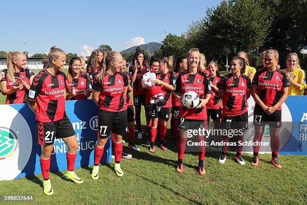 Behind the Scenes view picturesd during the Allianz Women´s Bundesliga Tour on August 31, 2016 in Freiburg im Breisgau, Germany.