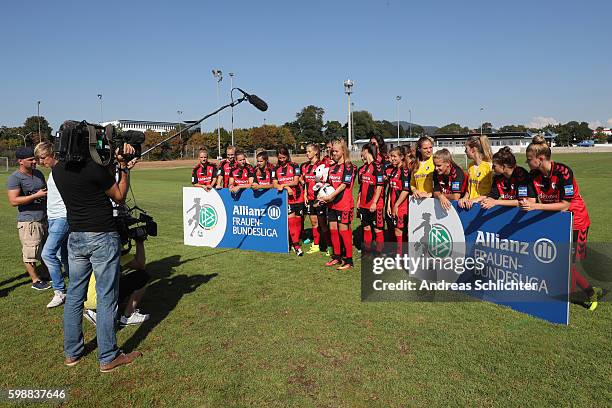 Behind the Scenes view picturesd during the Allianz Women´s Bundesliga Tour on August 31, 2016 in Freiburg im Breisgau, Germany.