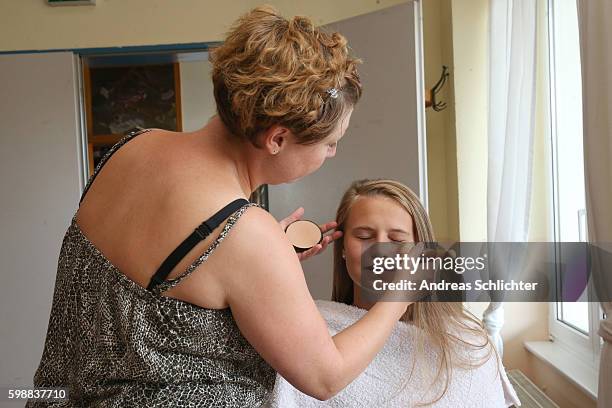 Behind the Scenes view picturesd during the Allianz Women´s Bundesliga Tour on August 31, 2016 in Freiburg im Breisgau, Germany.