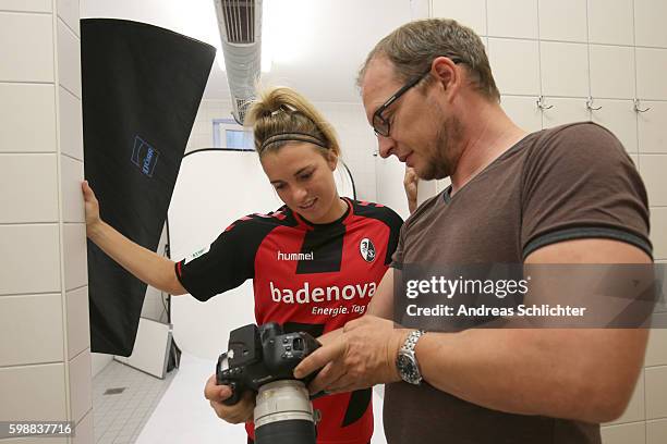 Behind the Scenes view picturesd during the Allianz Women´s Bundesliga Tour on August 31, 2016 in Freiburg im Breisgau, Germany.